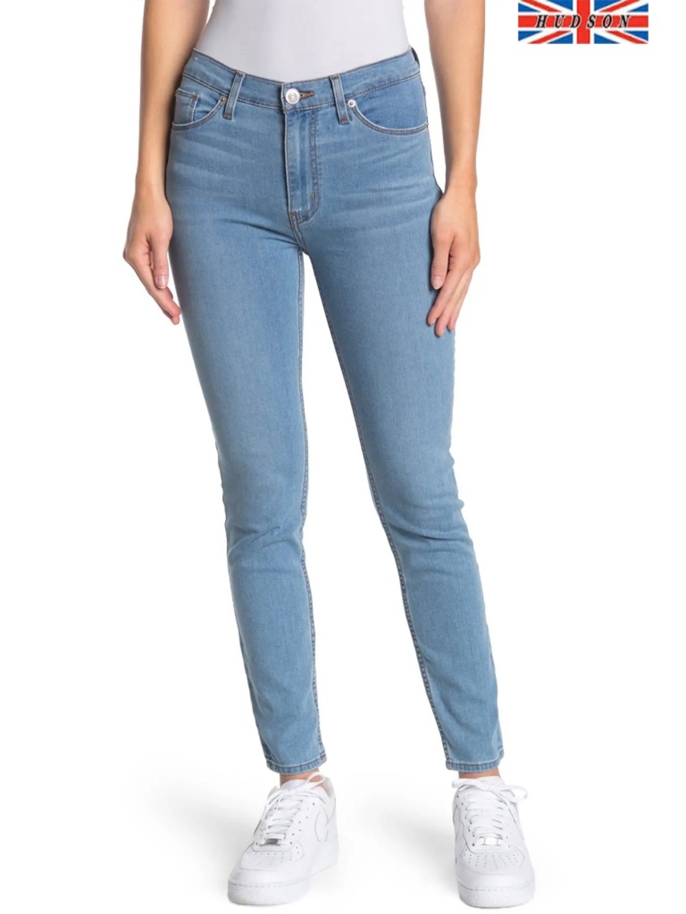 HUDSON WOMEN NWT BLAIR HIGH RISE SUPER SKINNY ANKLE SALEM JEANS. SIZE 26